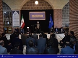 دیدار نوروزی مسئول محترم دفتر نهاد رهبری و ریاست محترم دانشگاه با کارکنان