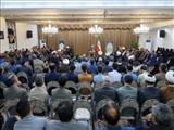 دیدار جمعی از دانشگاهیان با نماینده محترم ولی فقیه و امام جمعه تبریز